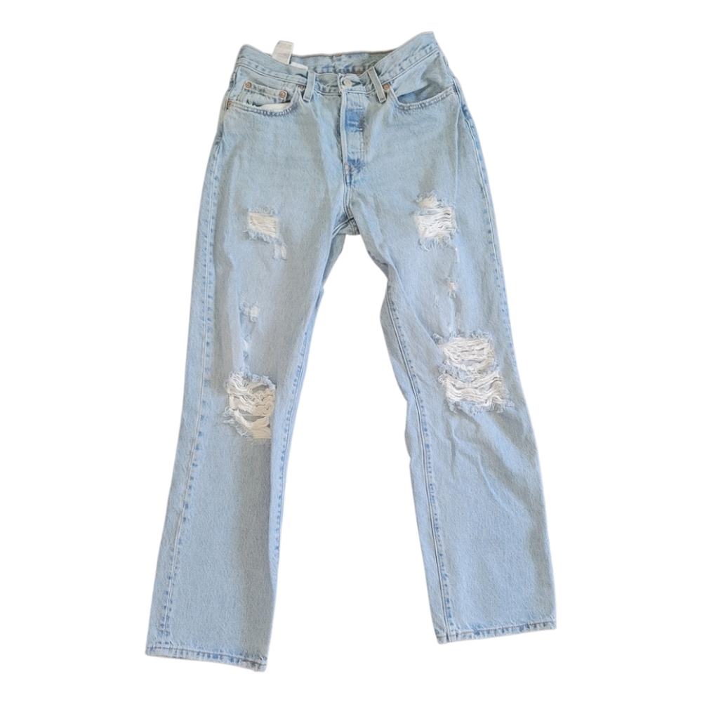Levi's distressed women's jeans